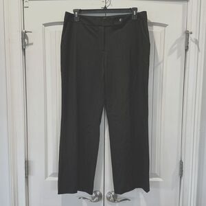 Women's Calvin Klein Classic Fit Black Tuxedo Pants Size 14 P
